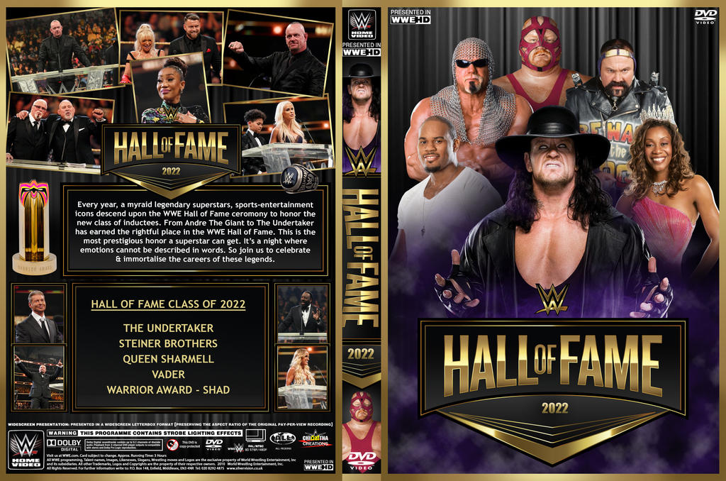 WWE Hall of Fame 2025 DVD Cover by Chirantha on DeviantArt