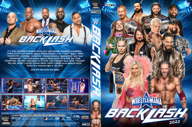 WWE WrestleMania Backlash 2022 DVD Cover