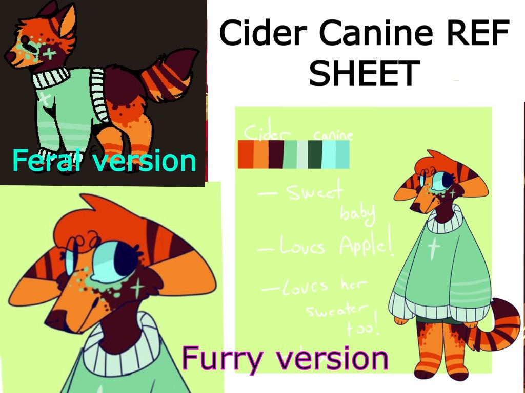 Cider Canine REF SHEET by Typical-Trinity on DeviantArt