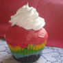 Rainbow Cupcake