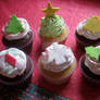 Christmas cupcakes 2