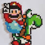 Mario and Yoshi PerlerBeads