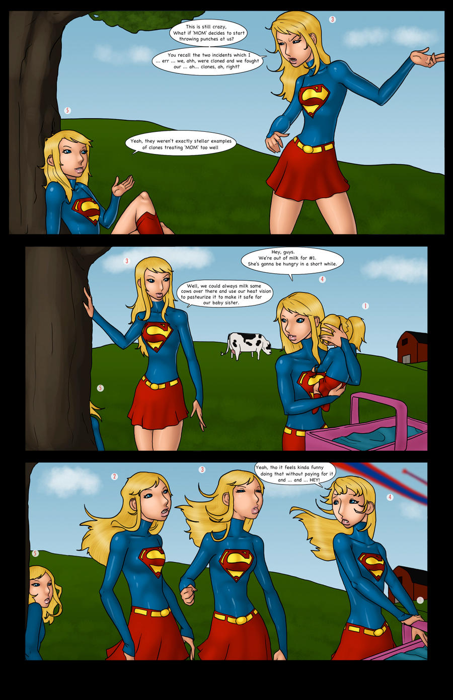 Supergirls and Mr Ninja pg 11