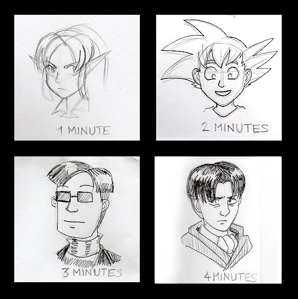 Commissions - Pay-Per-Minute Sketches by ryuuza-art