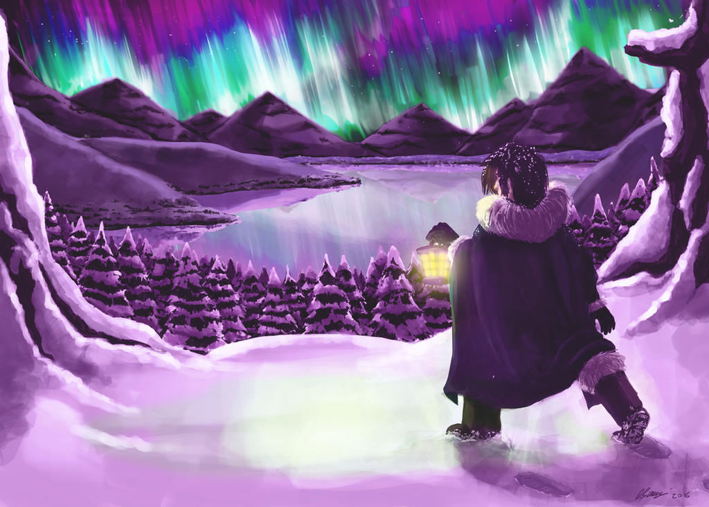Northern Lights (new version) by ryuuza-art