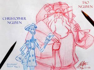 Tao and Christopher Nguyen's Klaus Drawing