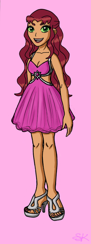 starfire prom dress Kisekae
