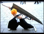 Kurosaki Ichigo+Cosplay+V+ by Fay-lin