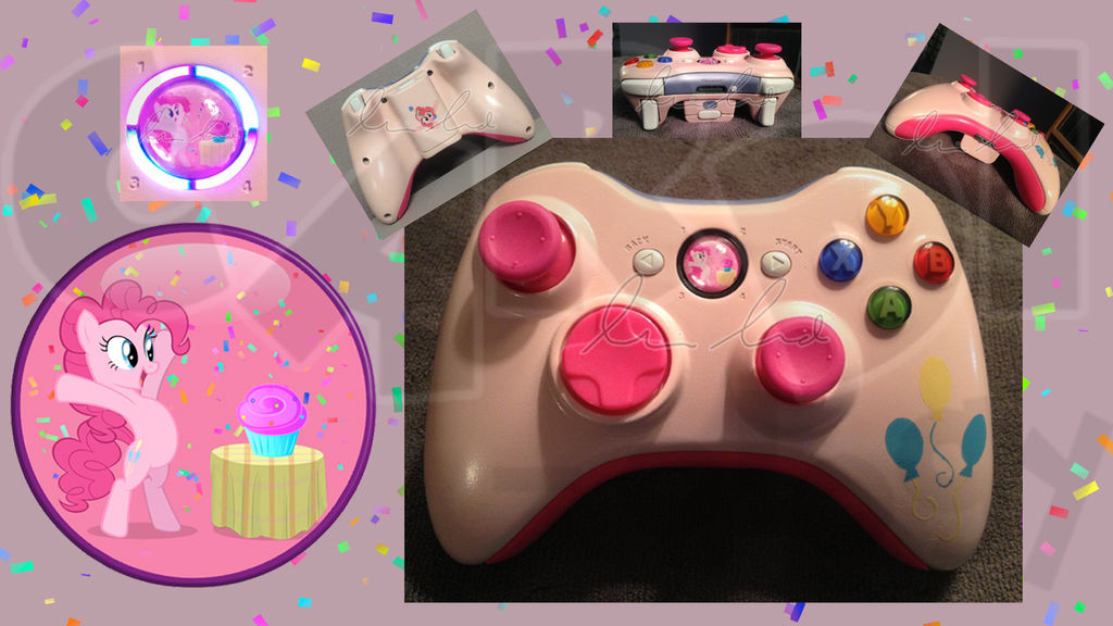 Pinkie Pie Custom Xbox 360 Controller