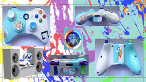 Mlp Xbox Controller Custom Xbox One Controller Rainbow Dash MLP by CARDI-ology on DeviantArt