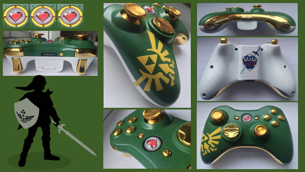 The Legend of Zelda Custom Xbox 360 Controller