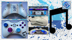 Personalized Custom X360 Controller Vinyl Scratch