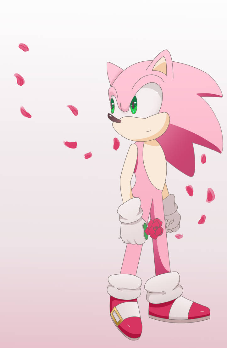 Pink Sonic by PeachyEmily on DeviantArt