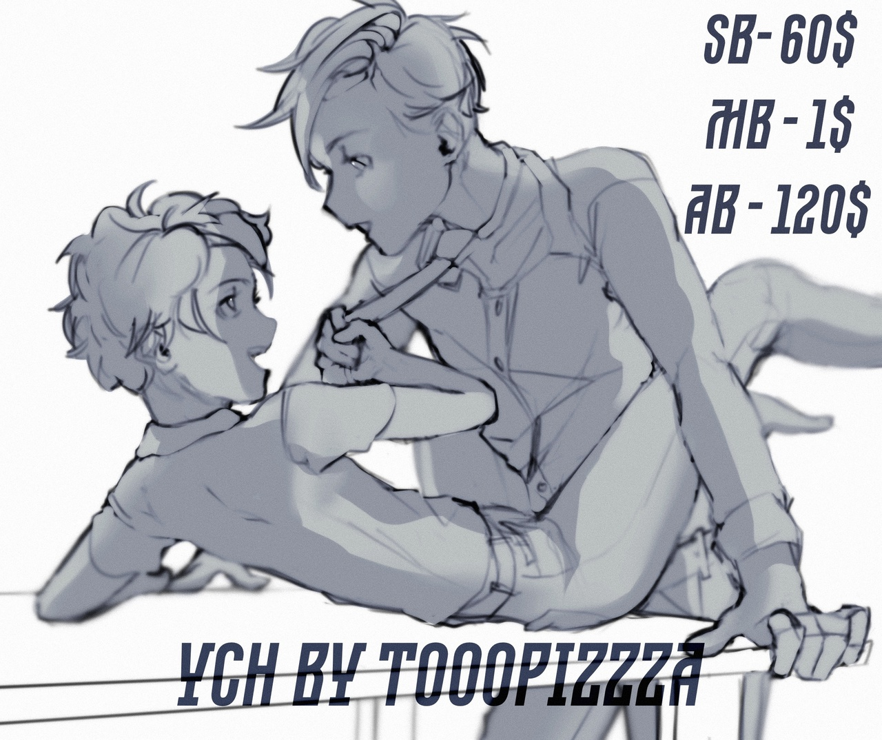 YCH size difference 2 - YCH.Commishes