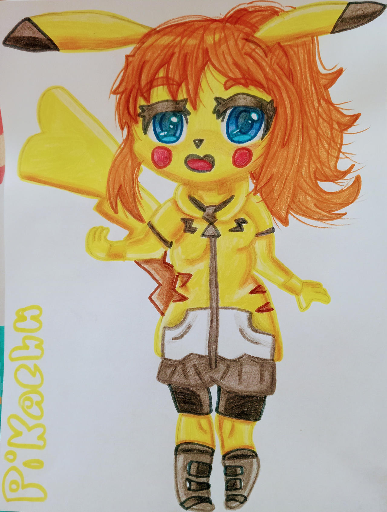 Chibi Form Female Pikachu by Taarna111 on DeviantArt