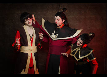 Avatar The Last Airbender - Fire family by TophWei