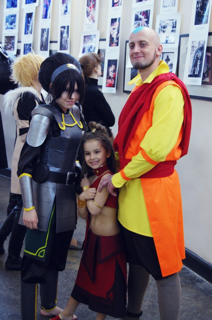 Toph, Aang, Katara