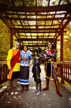 Aang, Katara, Zuko,Toph - Avatar