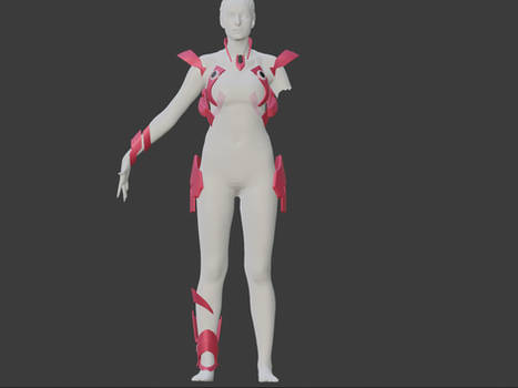 raiden Mei armor set from Honkai