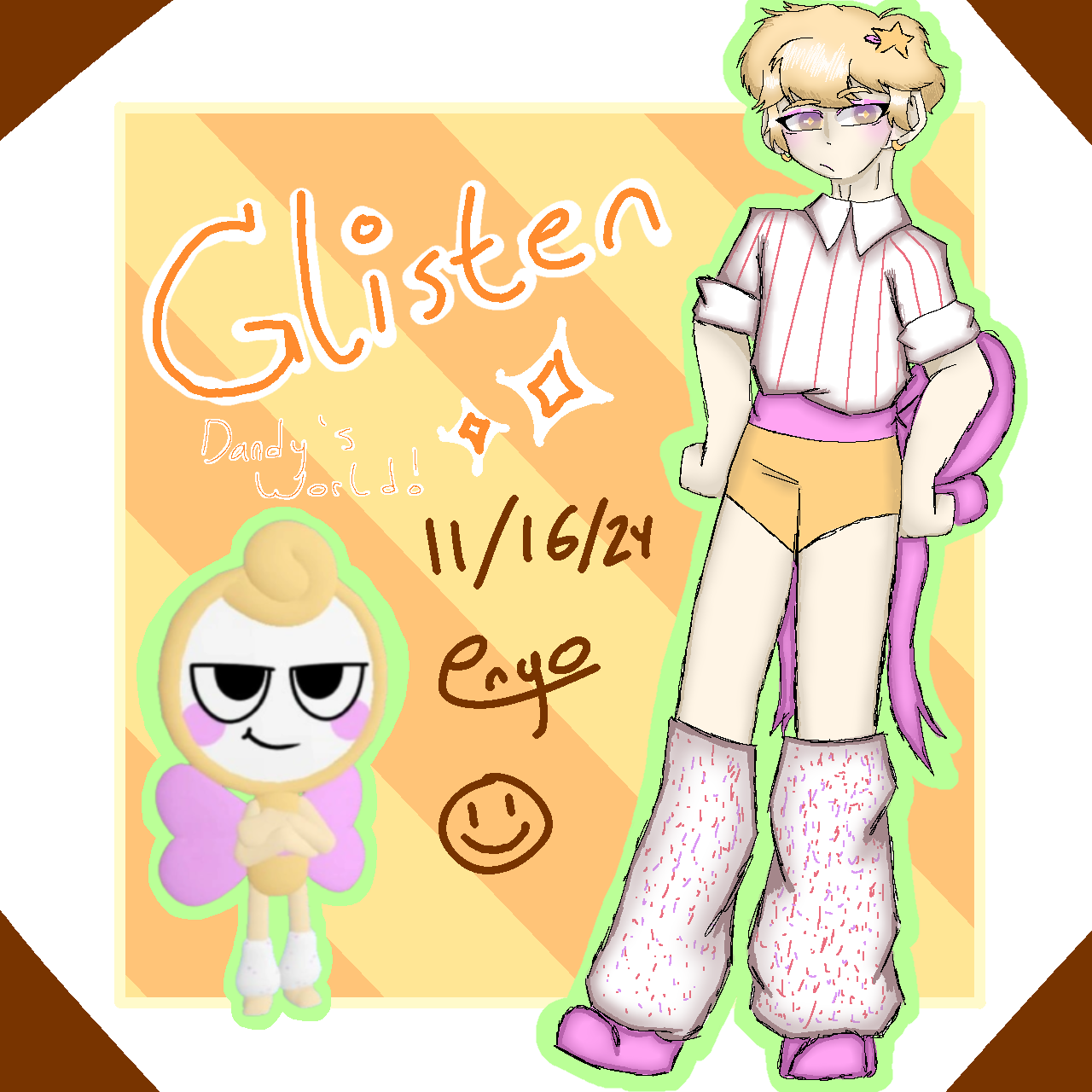 human glisten from dandys world by enyyoooo on DeviantArt