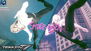 Spider-Gwen mask for Nina and Chloe (Tekken 7)