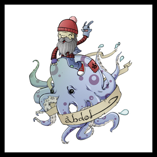 old man and octopus