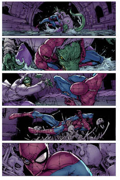 Spider man p2 Inks by Curiel Color By Tadory(me)