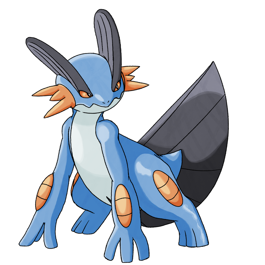 Pokemon: Swampert by GeneralGibby on DeviantArt