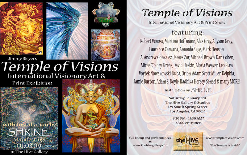 Temple of Visions in LA, Jan 3