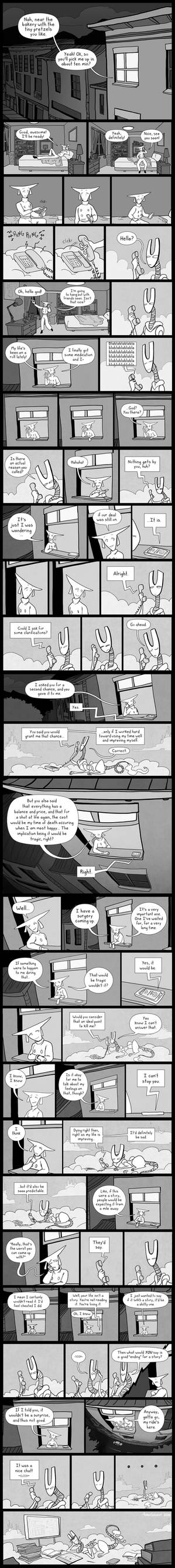 Phone Conversation Comic by pengosolvent