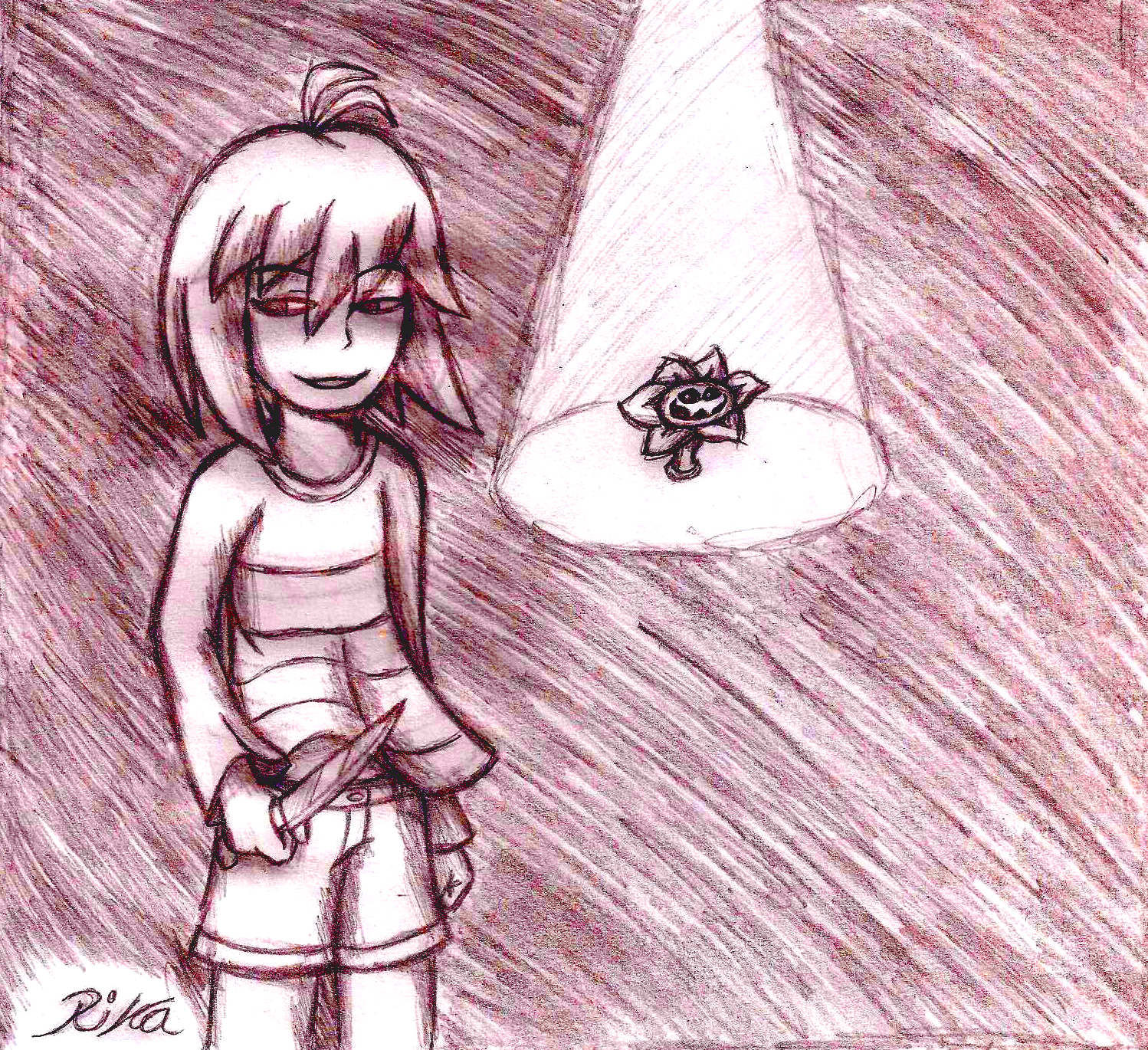 Frisk Getting Slaughtered Frisk (Genocide Route) -Undertale- by Mr-KO on DeviantArt