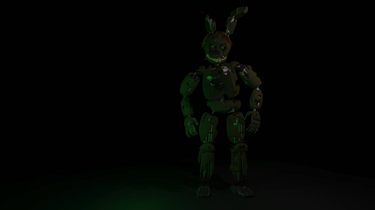 Springtrap with better lighting (FINAL) by Tommatso on DeviantArt