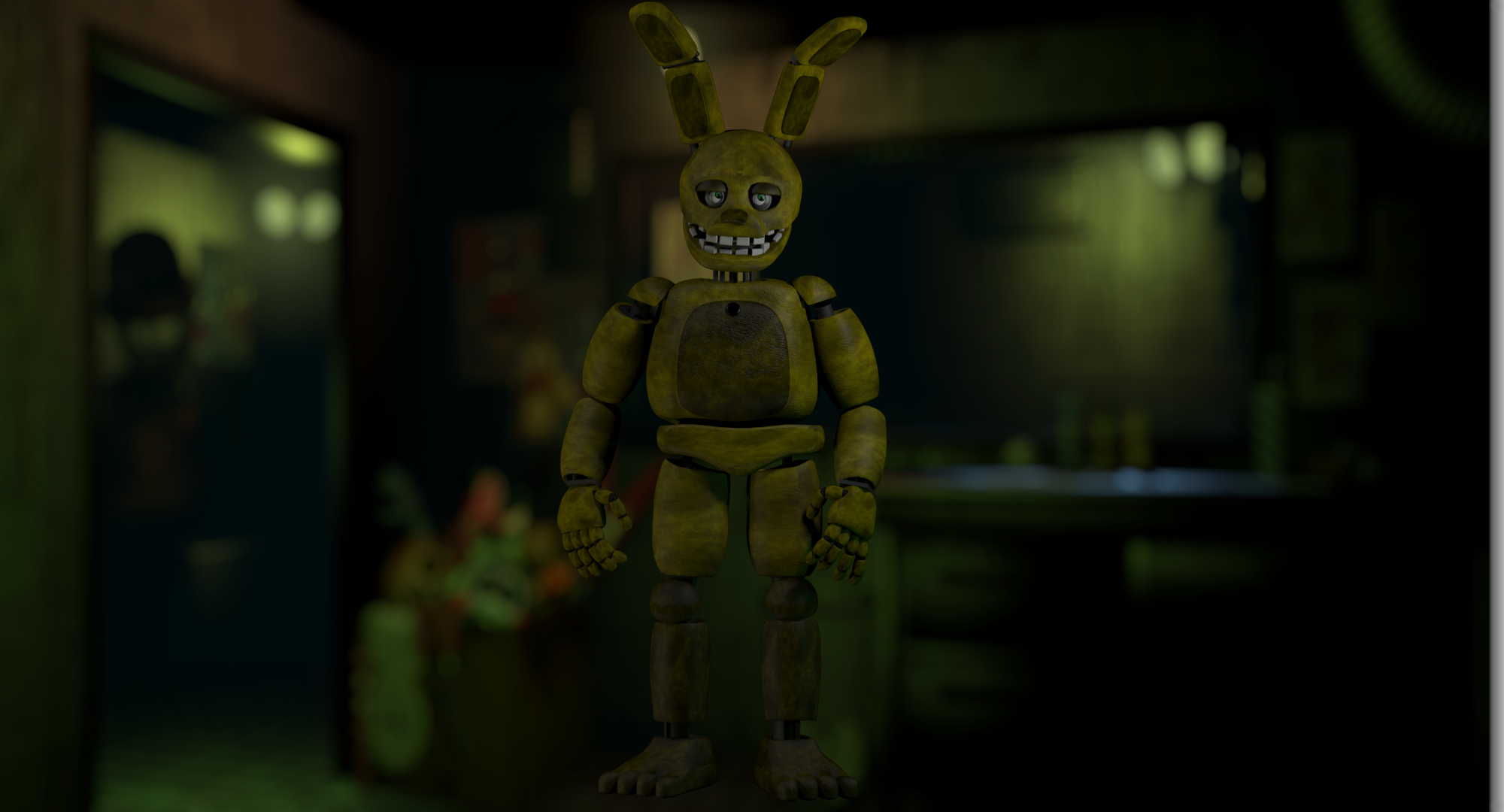Mutated Spring Bonnie Spring Bonnie V2 by Tommatso on DeviantArt