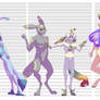Height Chart Thing 3: Anthro Eevee Edition