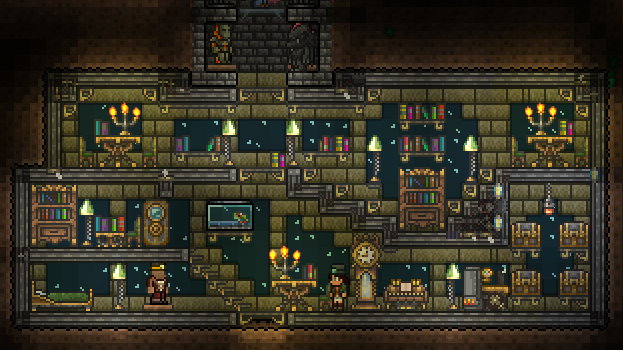 Terraria Computer Room Terraria Steampunk Room by uchuujinchan on DeviantArt