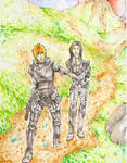 PC- ME Shepard and Miranda by Monami-kunART