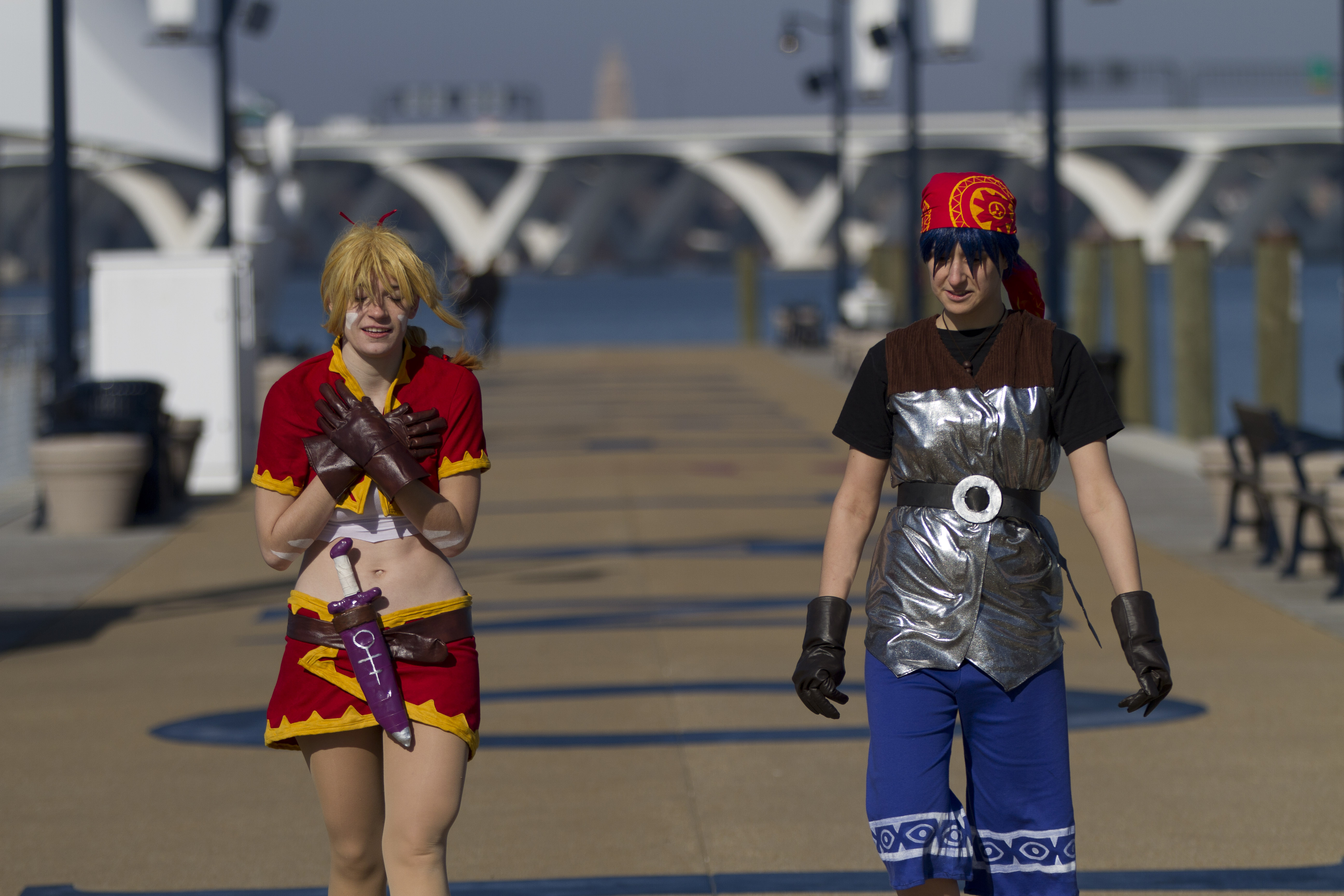 Chrono Cross - Kidd and Serge Photoshoot 7 by octomobiki
