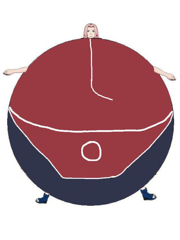 Sakura Haruno Inflation 2 by akatuuki on DeviantArt