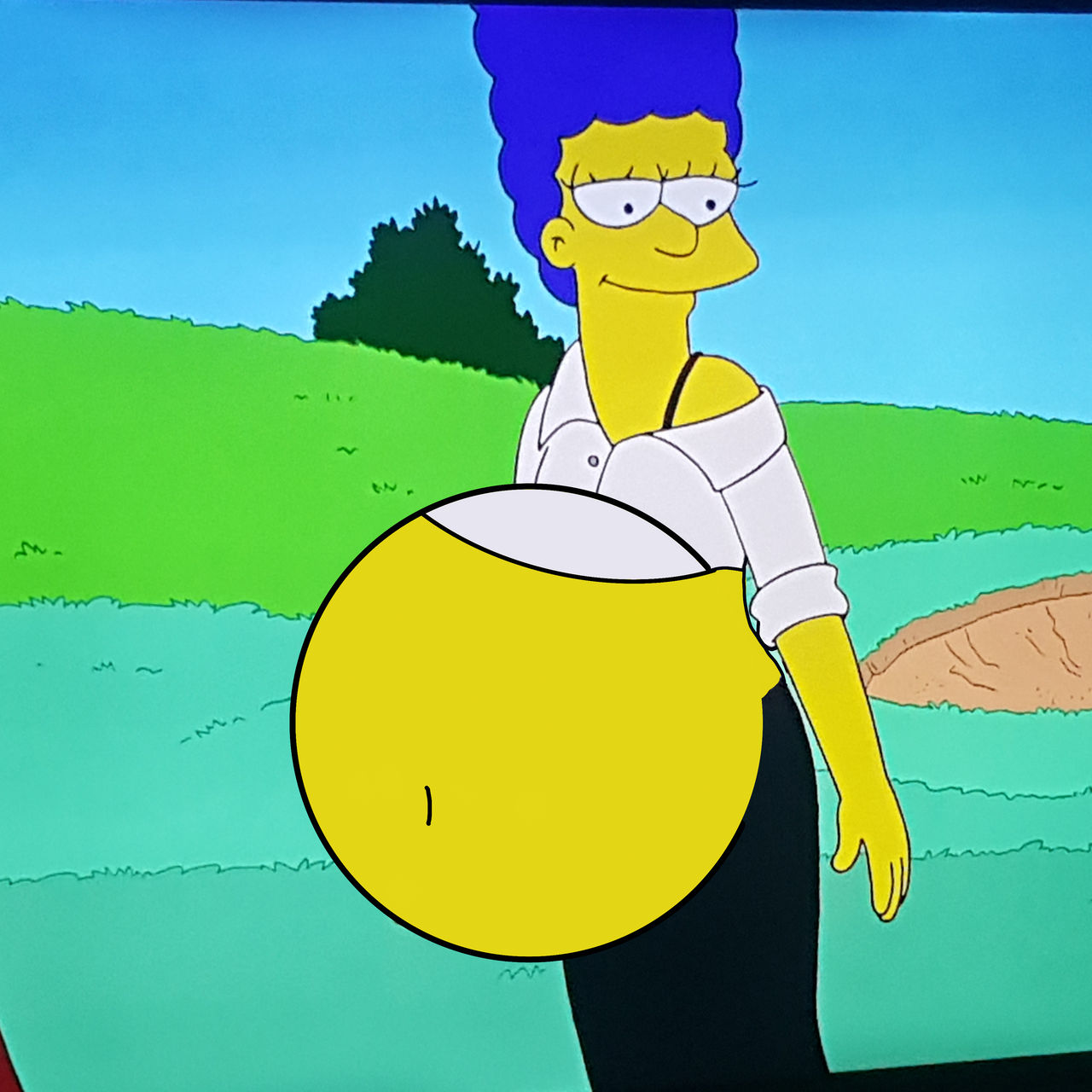 Inflation Edit Deviantart Marge belly inflation edit 4 by mini1811 on DeviantArt