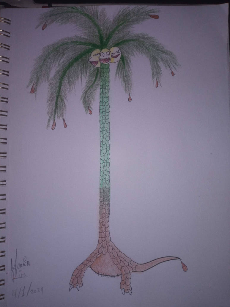 Dod Tree alolan exeggutor Lepidodenron tree variant ADOPT by HIrashi679 on ...