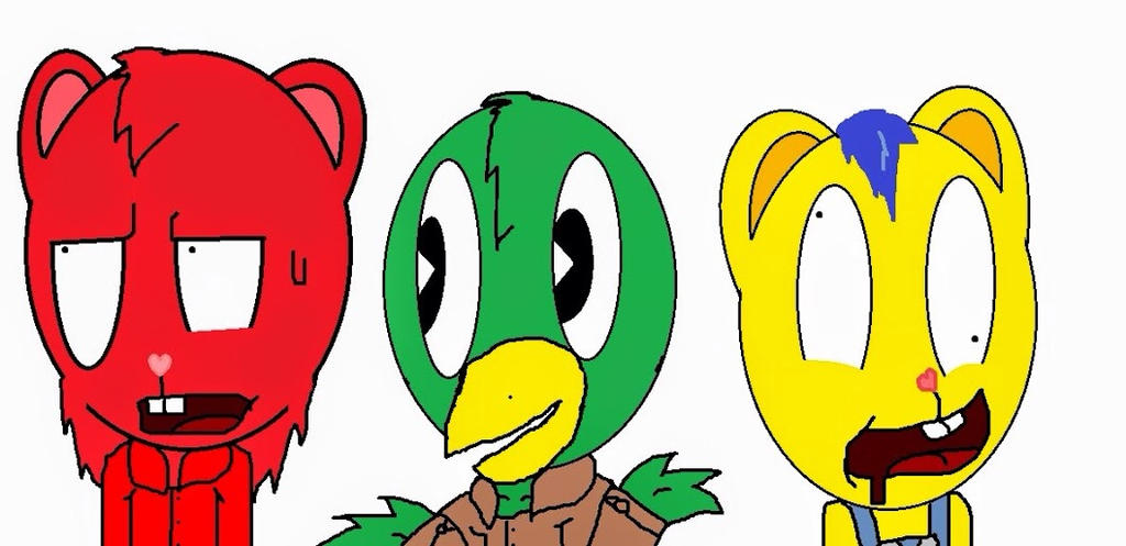 Htf Afraid Don't hug me I'm scared HTF version by Sarafallingflower44 on DeviantArt