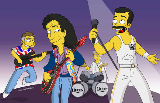 QUEEN - Simpsons Tribute.