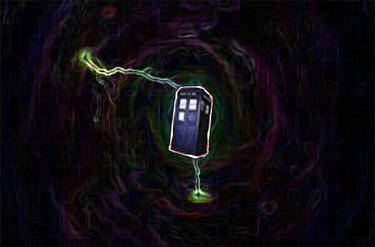 Neon Time Vortex - Doctor Who