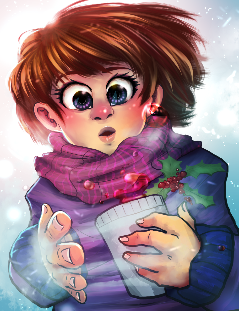 Celebrating Snow (speedpaint in description)