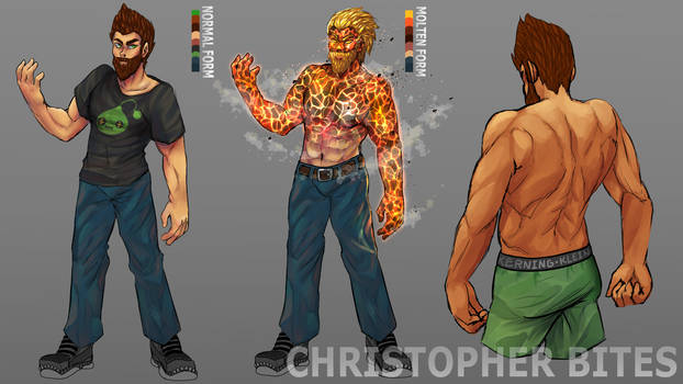 Christopher Bites Character sheet
