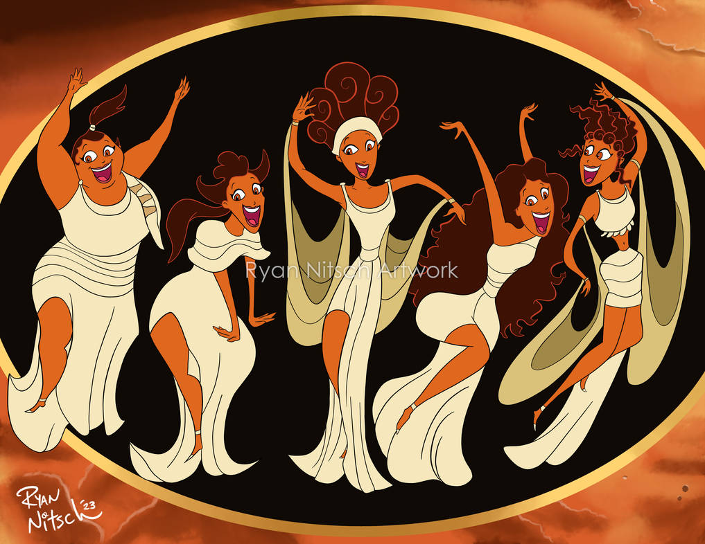 Hercules Muses by RyanNitsch on DeviantArt