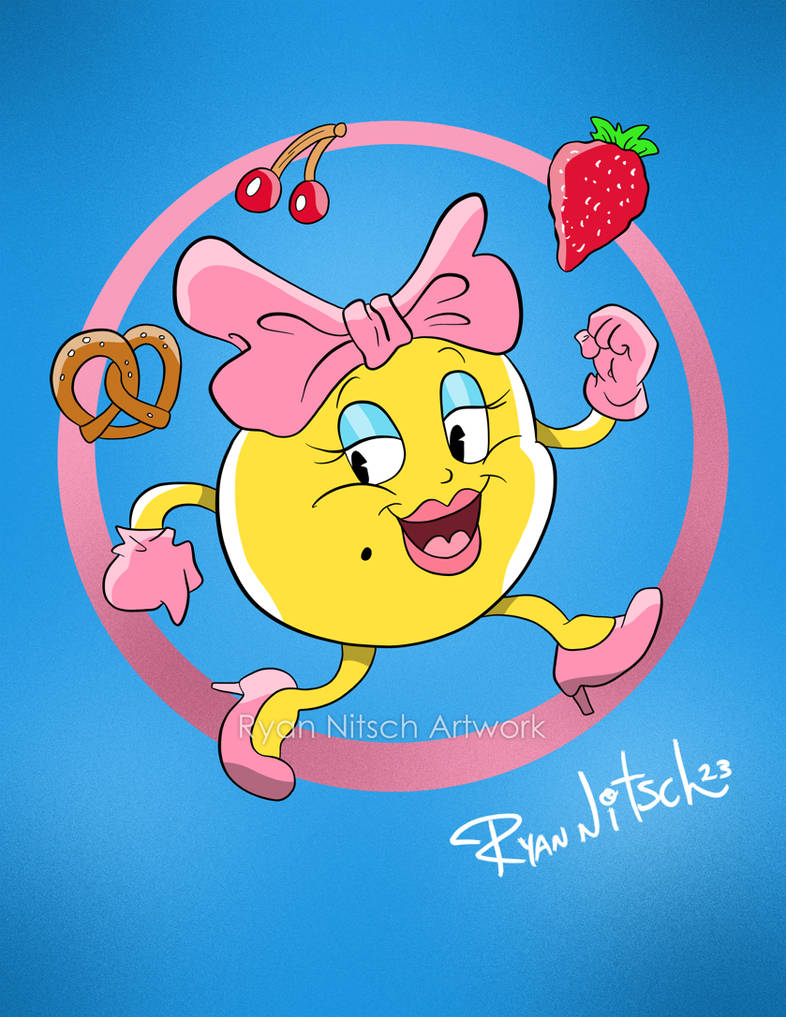 Ms. PacMan by RyanNitsch on DeviantArt