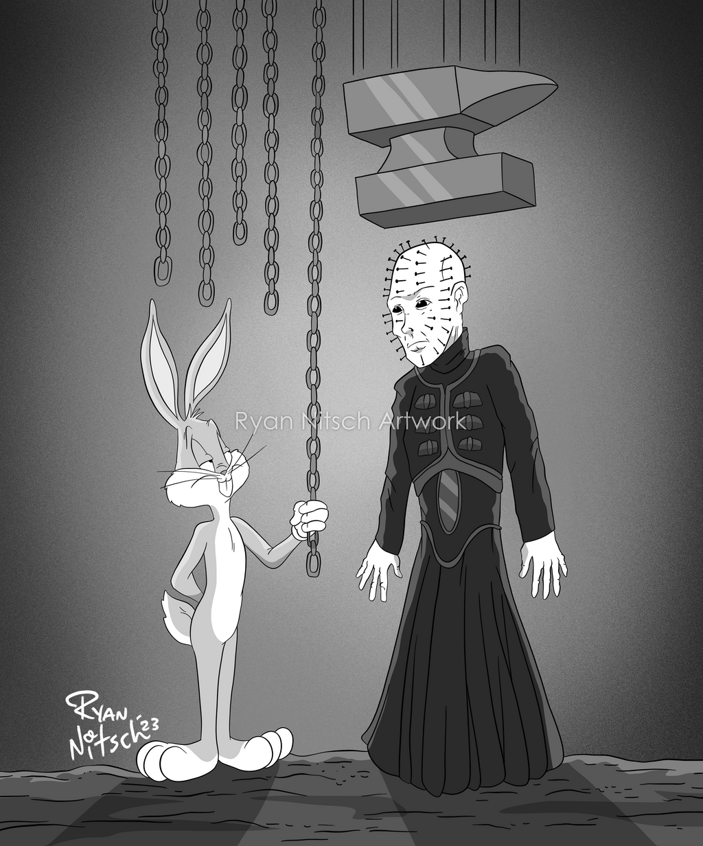 Inktober 2023 - Bugs Bunny meets Pinhead by RyanNitsch on DeviantArt