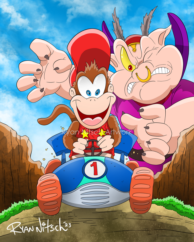 Diddy Kong Racing by RyanNitsch on DeviantArt