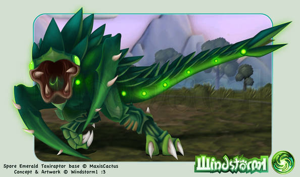 Spore-Emerald Toxiraptor